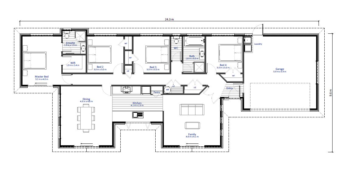 Wairakei Floor plan